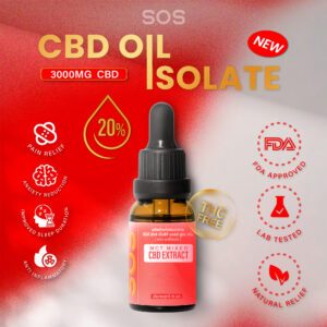 SOS CBD Isolate Oil 20% Formula III